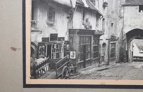 Ancienne photo 23.2 x 16.8 / Falaise - rue des Cordeliers / support carton - Picture 5 of 8