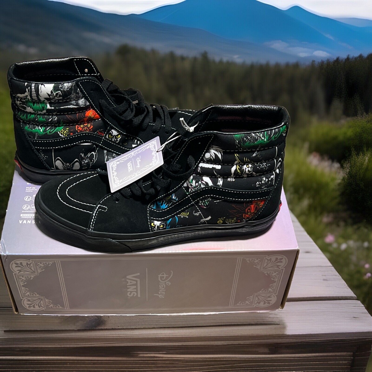 2003 新品　BEAMS Disney VANS SK 8 Hi US10 Vans x Disney 100 Sk8-Hi Villains Multi size M 8.5 / W 10 | eBay