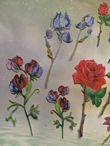 MIXED FLOWER DIE CUTS..Highlight Crafts..various .FLORALS.., card topper (1A) - Picture 2 of 3