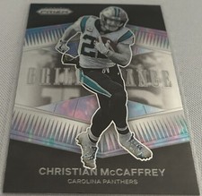 2021 Prizm Football Christian McCaffrey Carolina Panthers Brilliance insert #B-8