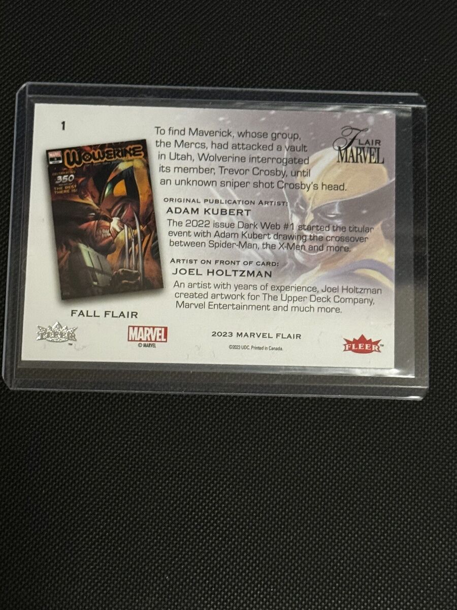 2024 Marvel Flair Wolverine #1 Fall Parallel 104/299 2023 2024 Marvel Flair Wolverine #1 Fall Parallel 104/299 2023