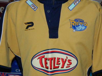MAILLOT LEEDS RHINOS ENGLAND 2002 ÉDITION LIMITÉE