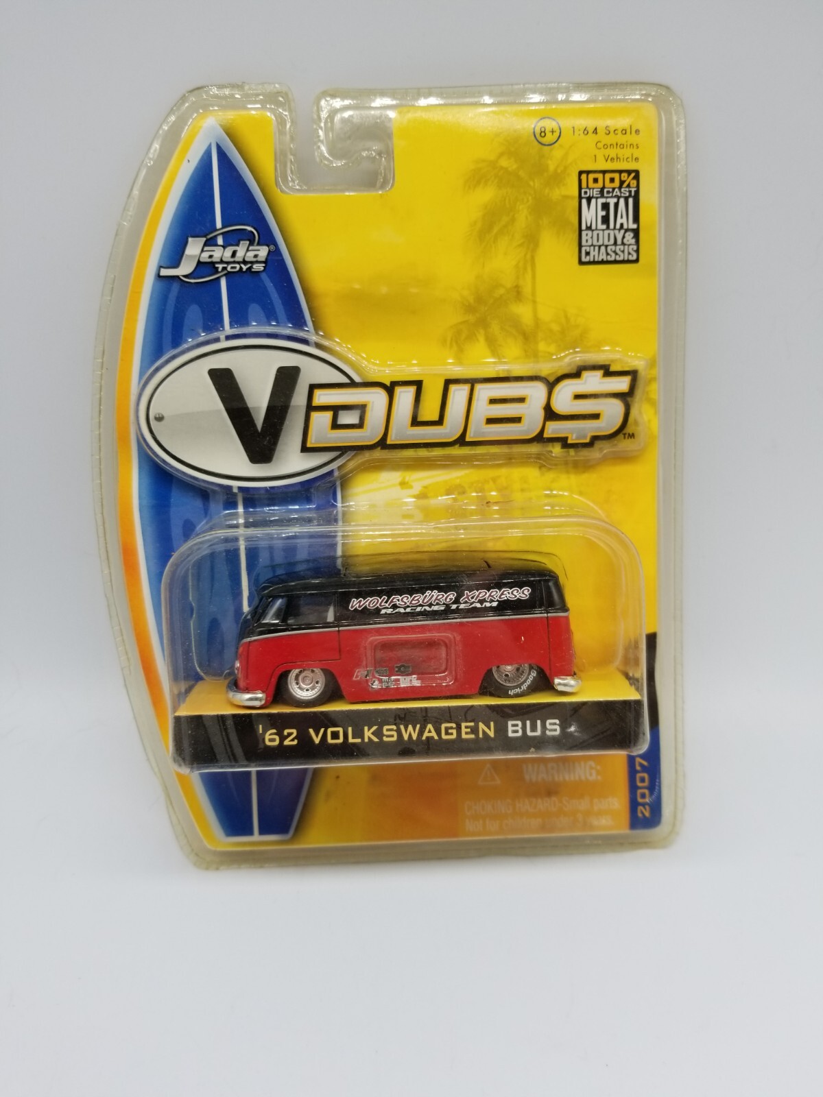 Jada Toys VDubs '62 Volkswagen Bus Wave 2 Wolfsburg Xpress Racing Team