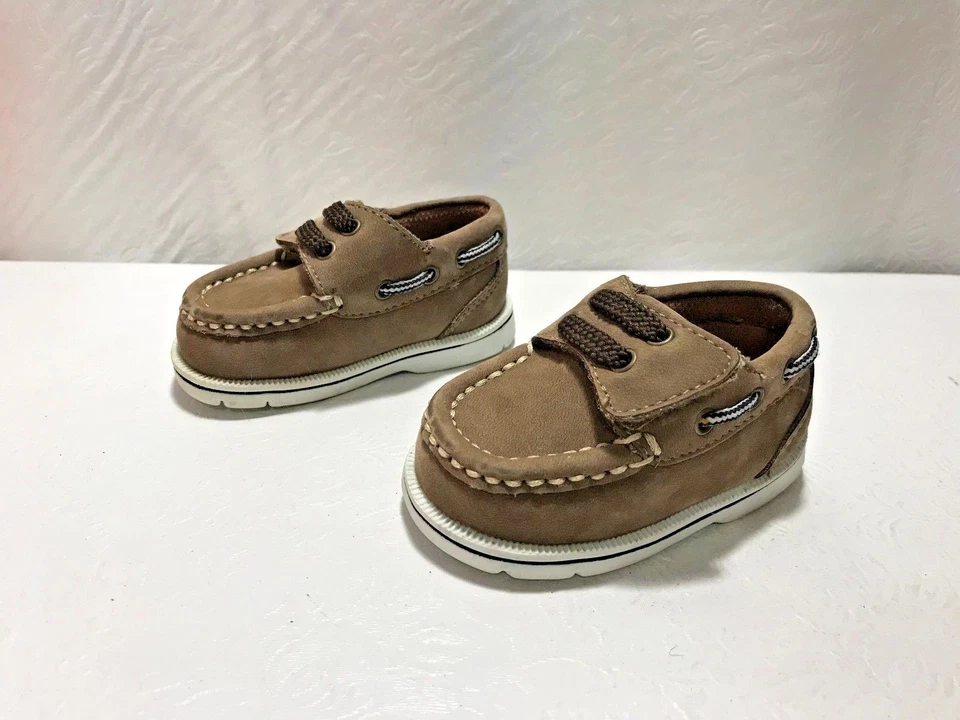 Zapato mocasín ARIZONA de cuero de gamuza con gancho para niños pequeños talla 2 Foto 2 de 4