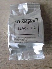 Genuine Lexmark 32 Ink Cartridge - Black New in package/sealed.