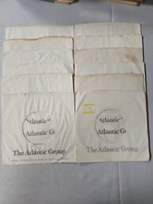 45 RPM 7" RECORD SLEEVES CO. SLEEVE 12 PACK SEE PHOTOS - Atlantic SLV3
