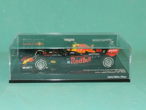 Minichamps 1/43 Aston Martin Red Bull Racing RB16 A.Albon 70th Anniv. GP 2020 MB - Picture 6 of 6