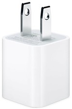 OEM Apple iPhone iPad 5W Original USB Power Adapter Cube Wall Charger A1385