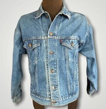 Vintage USA Made Levis Jean Jacket 70507 0214 Mens Size Large Type 3