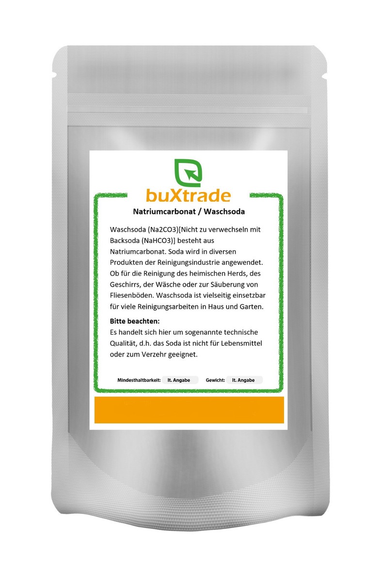 Natriumcarbonat (Soda) Technische Qualität – 5 Kg Packung, Ideal Zum Putzen Und Als PH-Heber