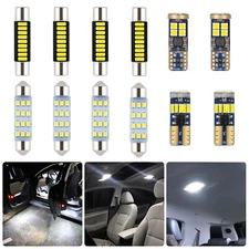 White LED Interior Lights Package kit for 2007 - 2013 Chevy Silverado 1500 2500