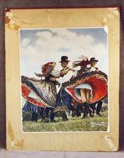 Vintage 1950's ROLLEI ROLLEICORD Store Advertising Sign Hand Colored B W Photo