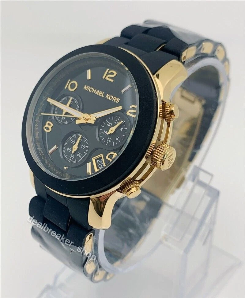 Michael kors rubber strap watch outlet