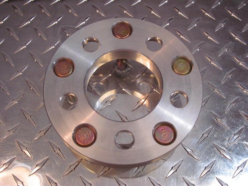 5x4.75 to 5x130 Wheel Adapters 20mm Thick 14x1.5 Studs Billet Spacers 74mm x4 - Picture 4 of 4