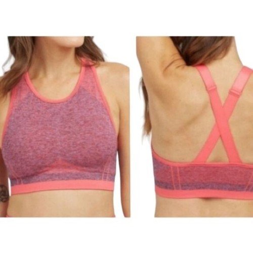 SPANX Women's Sports Bra Space Dye Coral Punch Seamless Sculpt Size S/P - Picture 6 of 13