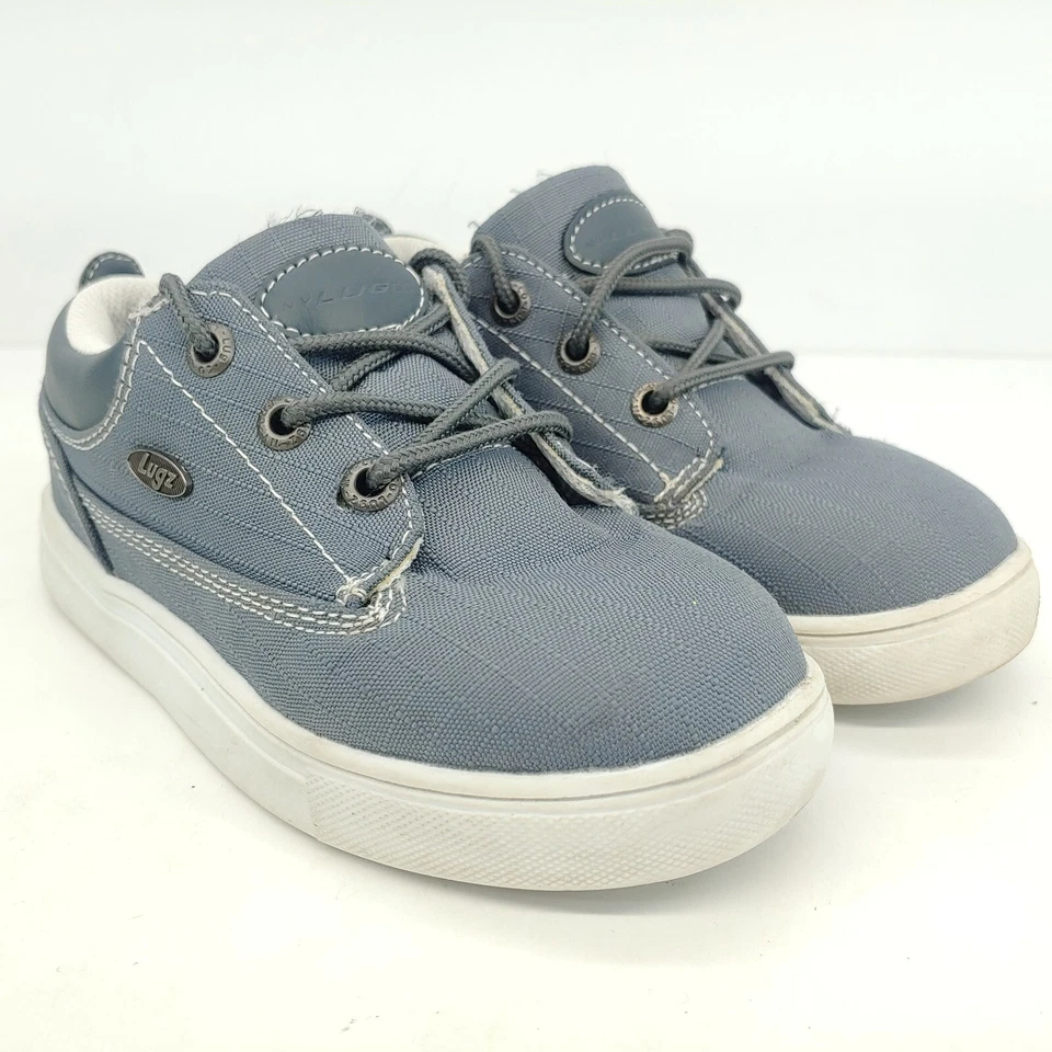 Zapatillas deportivas Lugz para niños pequeños gris azulado tela texturizada niños talla 12 IGYLRT 011 Foto 2 de 4