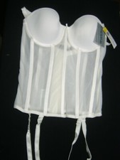 CARNIVAL CORSET BRA IVORY SIZE 34C NWT B19-3