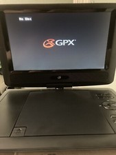 GPX Portable DVD Movie And CD Player 9" Swivel Screen Comes With Accessories