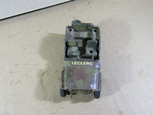 338W Vintage Dinky 80B Jeep Hotchkiss Willys Leclerc 1:43 Repaint Transformed - Picture 3 of 8