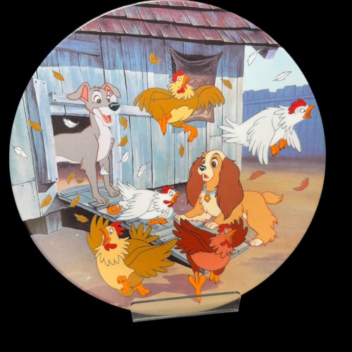 Disney Lady and the Tramp Ruff-House Knowles Collector Plate Limited Ed 1993