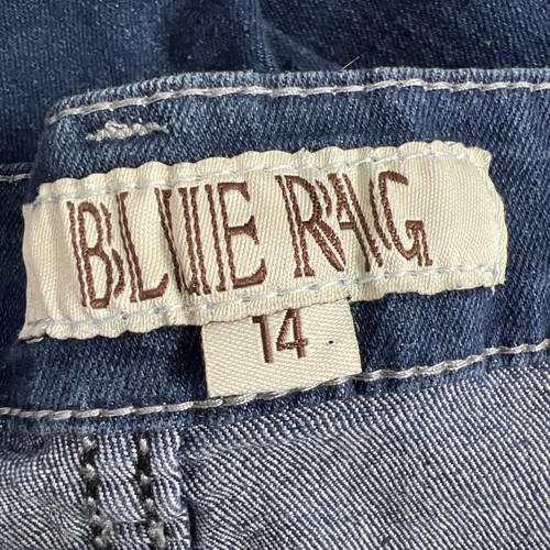 Blue Rag Jeans Youth Girls Size 14 Straight Leg Medium Wash Denim Stretch - Picture 7 of 9