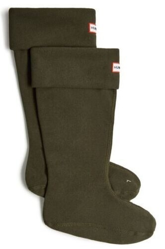 HUNTER Vlies Warm Zug Auf Hoher Stiefel Gummistiefel Socken IN Olive Größe UK 3 - Bild 4 von 11