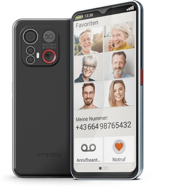 Emporia Smart 6, Smartphone 6,58 Zoll, 128GB, 6GB RAM, Seniorenhandy