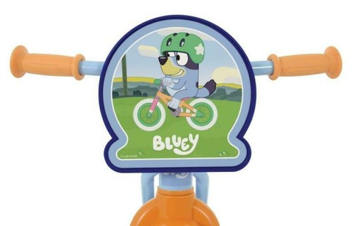 Bicicleta de entrenamiento azul 2 en 1 10" estabilizadores de bicicleta para niños equilibrio de pedal - Imagen 3 de 4