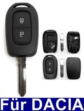 2Tasten Ersatz Schlüssel Gehäuse Rohling für Dacia Sandero Duster Lodgy Logan