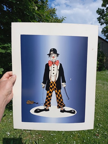 Large Skateboard Screen Printing Clown - Picture 5 of 5