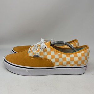 yellow lace up vans