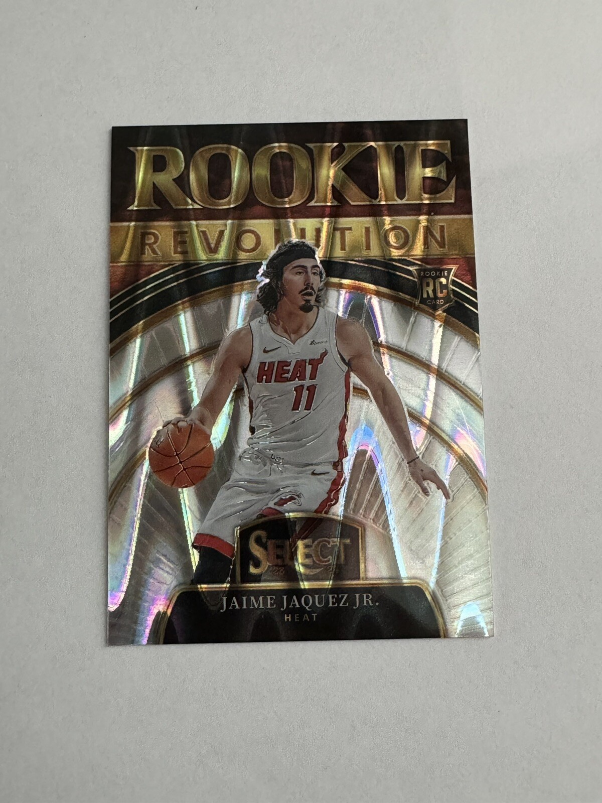 2023-24 Panini Select Jaime Jaquez Rookie Revolution Silver Tectonic Prizm SP