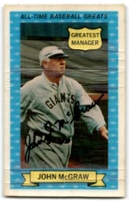 1970 ROLD GOLD PRETZELS ALL-TIME BASEBALL GREATS JOHN MCGRAW NEW YORK GIANTS #3