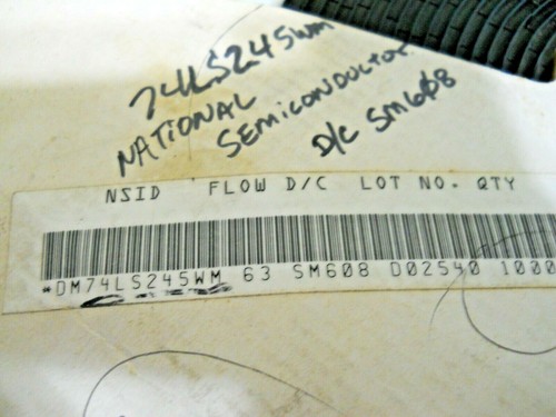 74LS245 Octal Bus Transceiver Integrated Circuit (QTY APPX 600 ea)BX2(READ DESC) - Picture 2 of 3