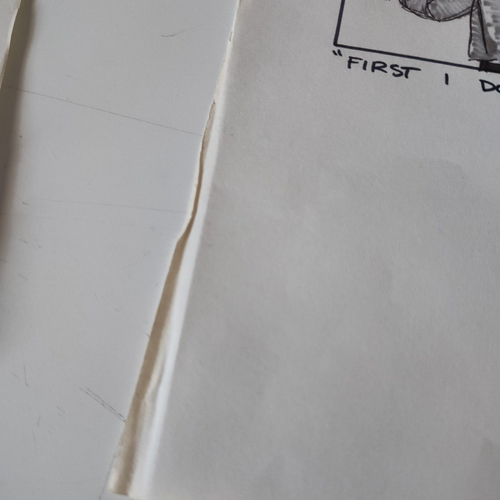 LOTE DE ARTE DE PRODUCCIÓN DE PELÍCULAS STORYBOARD GREASE 2 CARL ALDANA MICHELLE PFEIFFER - Imagen 6 de 11