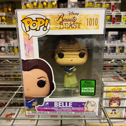 "Funko Pop 2021 exclusivo de ECCC: Disney Beauty & The Beast: BELLE #1010 ""COMO NUEVO"" 