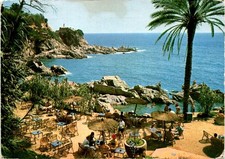 Spain, Loung, Costa Brava, Lloret de Mar, Cala Cap Castell Postcard