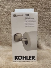 Kohler Rill Toilet Paper Tissue Holder, Vibrant Polished Nickel