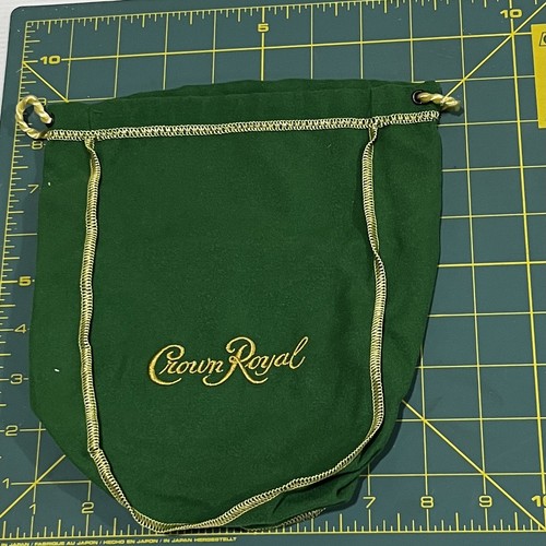 5 Crown Royal Collectible Liquor Bottle Bag Green - Picture 3 of 4