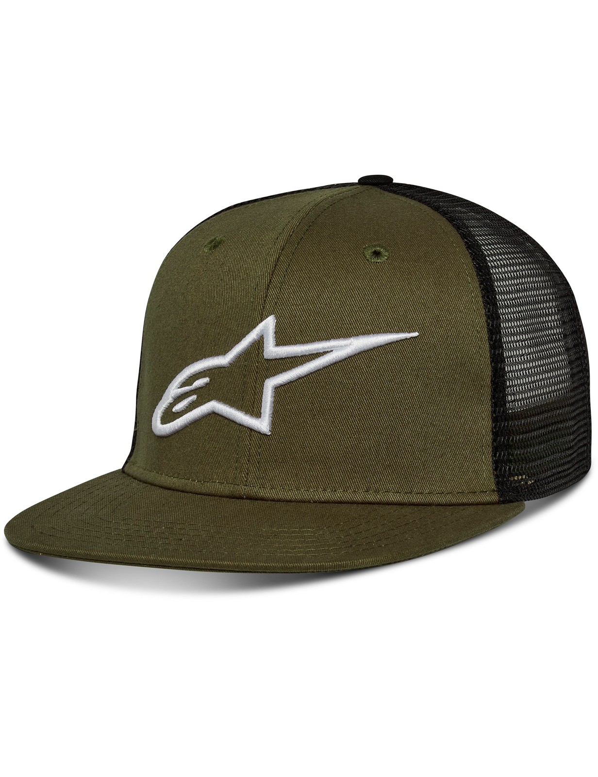 Alpinestars Corp Trucker Hat Military Black Baseball Cap One Size - Image 2