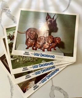 Walt Disney The Ugly Dachshund Original US Lobby Cards Lot of 8 1965