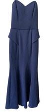Speechless Strapless Peplum Formal Gown Size 11 NWT 