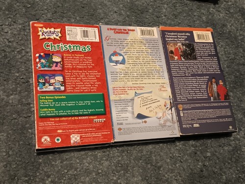 Rugrats Christmas Vacation Pinky and the Brain VHS Lot - Picture 2 of 3