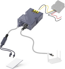 150W Starlink Mini Poe Injector Splitter   Gige, Surge  ESD Protection, High-Sp