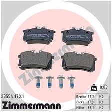 Satz Bremsbeläge 24280609 Bremsklötze hinten für Seat Leon 1M1 1P1 5F1 KL1 KL