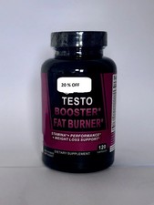 Testo Boost for Men - Energy Muscle Growth Strength Desire Testosterone