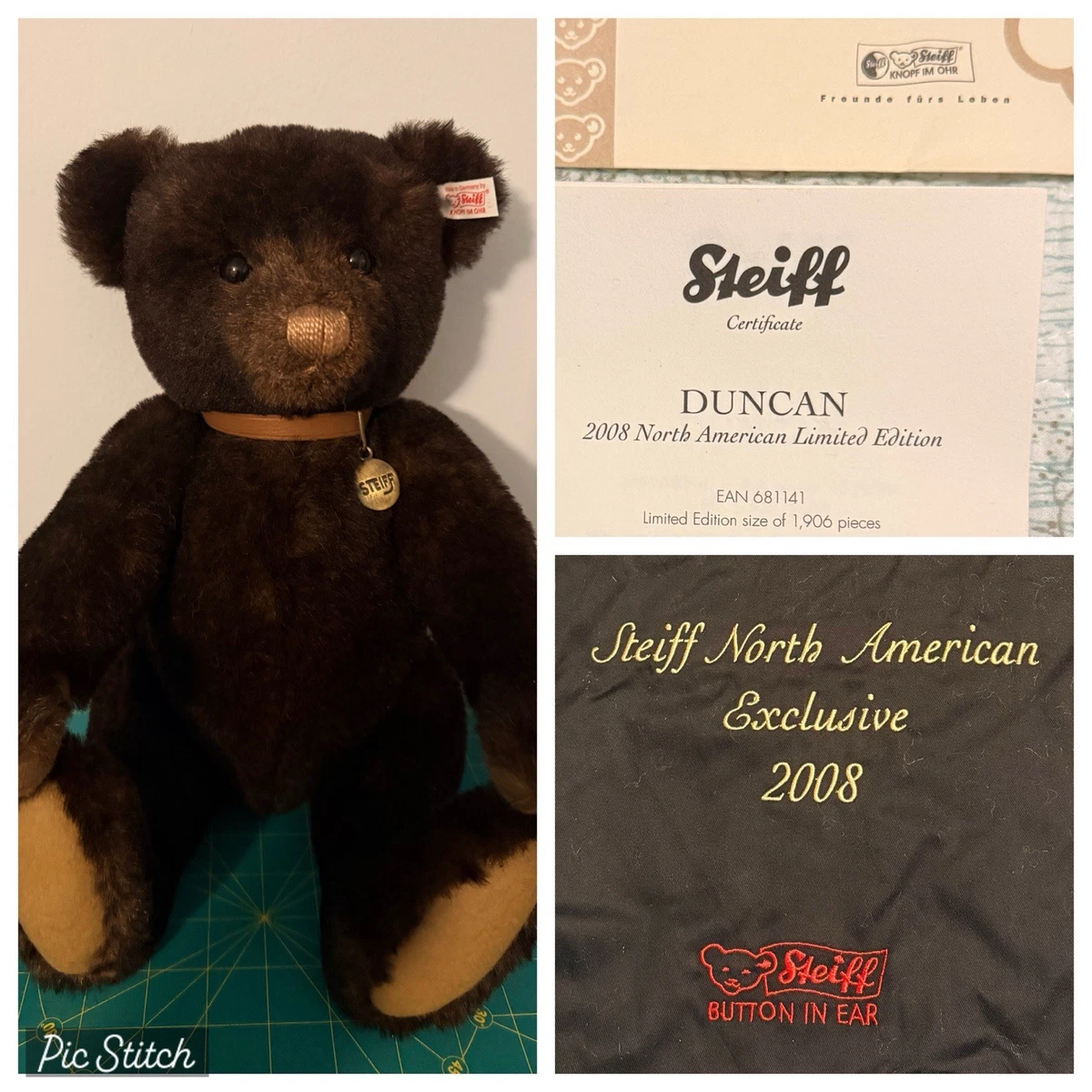 Supreme Steiff Bear Plush Toy Steiff Supreme Teddy Bear
