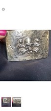 Metal Skull Belt Buckle