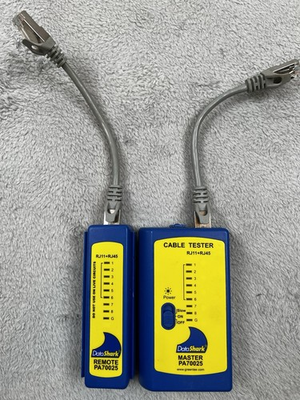 #ad #ad Data Shark Cable Tester RJ11 RJ45 Master amp; Remote PA70025 Pre Owned $14.99