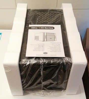 Cooler Master Elite 130  Mini-ITX Gehäuse schwarz neu & OVP